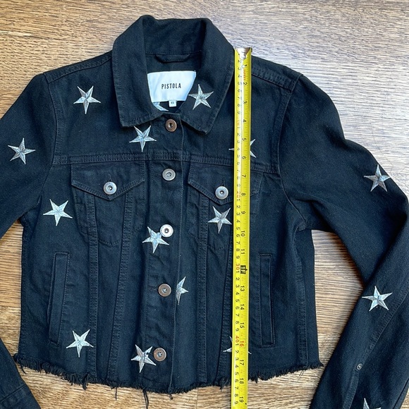 Women’s Black Pistola Jean Jacket - Picture 3 of 6